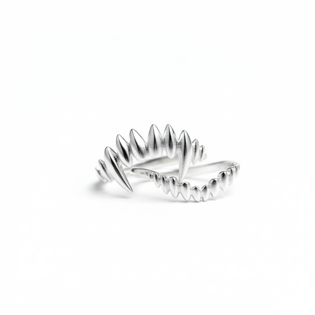 Vampire Fangs Ring